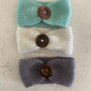 3 pieces - Baby crochet headbands